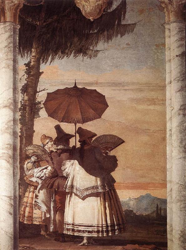 TIEPOLO, Giovanni Domenico Summer Stroll r oil painting image